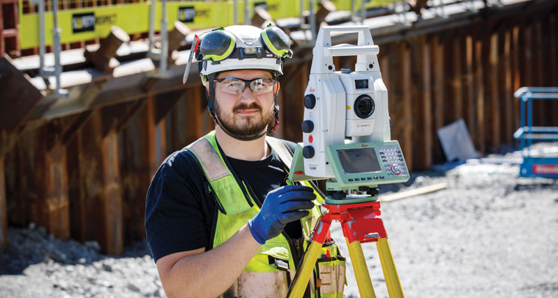 KO-mätteknik och Leica MS60